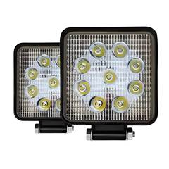 FAROL LED QUAD 12V/24V 27W 9 LEDS