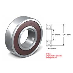 ROLAMENTO B17123T1X ALT MBB