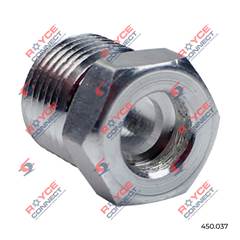 NIPLE ALUMINIO P/CONECTOR 6MM ROSCA 5/8