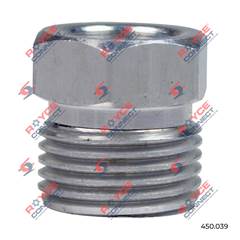 NIPLE ALUMINIO P/CONECTOR 10MM ROSCA 7/8