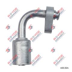 CONECTOR RADIAL 90º 8MM ENGATE COMPRESSO