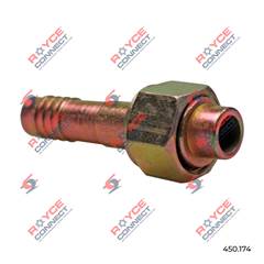 CONECTOR RETA FÊMEA 10MM AÇO S/CLIP