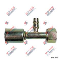 CONECTOR RETA FÊMEA 10MM AÇO C/VÁLVULA
