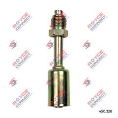 CONECTOR RETA MACHO 06MM AÇO GIRATÓRIA