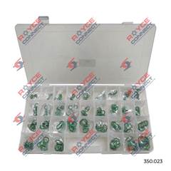 CAIXA DE ANÉIS  330 PEÇAS VÁRIAS MEDIDAS