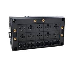 CAIXA P/10 RELES 18 FUSIVEIS C/TERMINAS