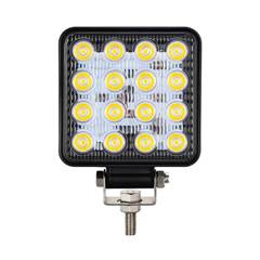 FAROL LED  QUADRADO 48W 12/24V 16 LEDS