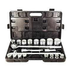 JOGO SOQUETE ESTRIADO 3/4” 21PCS