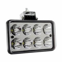 FAROL LED RETANGULAR 8  LEDS 24W 90X150