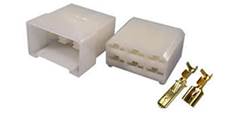 CONECTOR 6 VIAS KIT MACH/FEM C/ TER